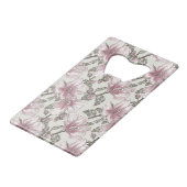 Motif de fleurs rose amorti de ketmie (Devant Angle)