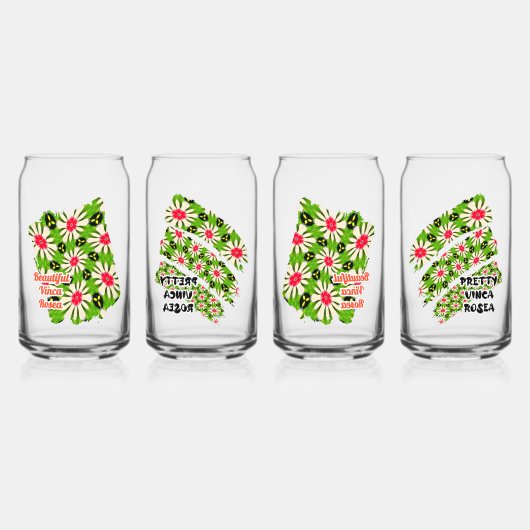Motif de fleurs rose et blanche (Recto)