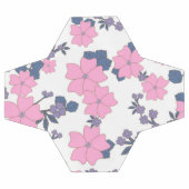 Motif DE FLEURS ROSE ET PURPLE (Plat)