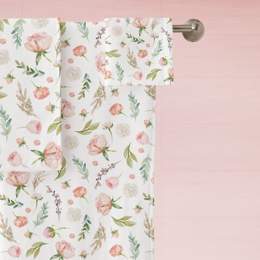 Motif de fleurs rose rose moderne