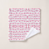 Motif de fleurs roses (Gant de toilette)