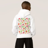 Motif de fleurs roses à l'aquarelle (Dos entier)