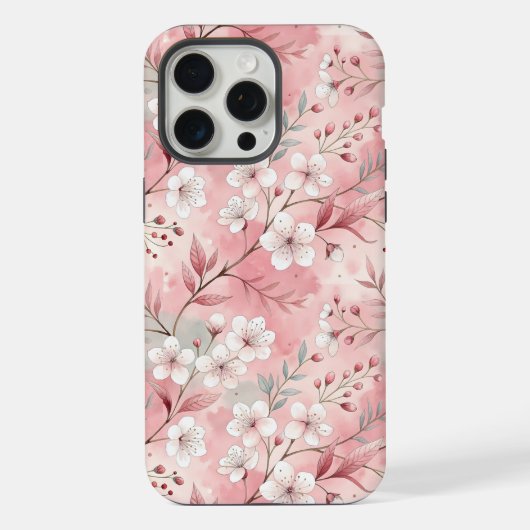 Motif de fleurs Sakura rose (Verso)