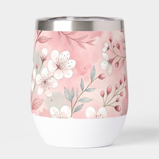 Motif de fleurs Sakura rose (Arrière)