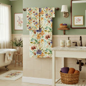 Motif de fleurs sauvages d'automne
