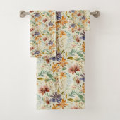 Motif de fleurs sauvages d'automne (En situation)