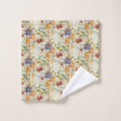 Motif de fleurs sauvages d'automne (Gant de toilette)