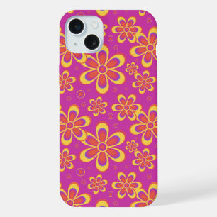 Motif de fleurs Super magenta violet