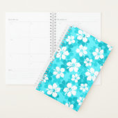 Motif de fleurs tropicales bleu et blanc Hibiscus (Devant avec enveloppe)