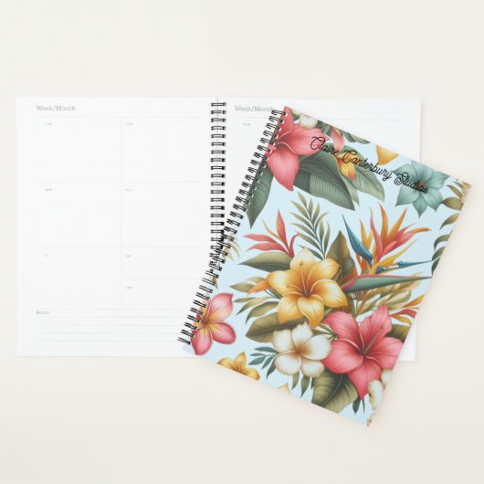Motif de fleurs tropicales botaniques (Devant avec enveloppe)