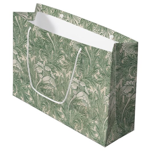 Motif de fleurs, William Morris Grand sac cadeau (Devant Angle)