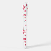 Motif de flocon de neige, Flammes de neige rouges, (Côté droit)