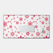 Motif de flocon de neige, Flammes de neige rouges, (Clavier et souris)