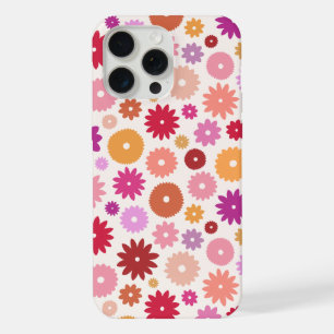 Motif de floraisons colorées
