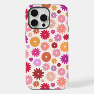 Motif de floraisons colorées