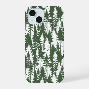 Motif de forêt boisée