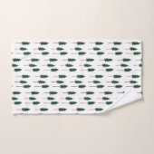 Motif de forêt de pins minimal (Serviette à main)