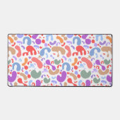 Motif de forme arrondie Abstrait couleur douce (Recto)