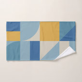 Motif de formes abstraites de géométrie moyenne (Serviette à main)