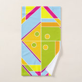 Motif de formes Abstraites lumineuses (Serviette à main)