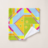 Motif de formes Abstraites lumineuses (Gant de toilette)