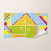 Motif de formes Abstraites lumineuses (Serviette à main)