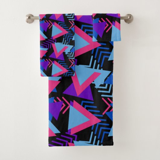Motif de formes abstraites Memphis - (En situation)