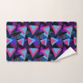 Motif de formes abstraites Memphis - (Serviette à main)