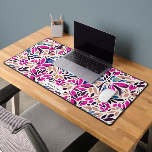 Motif de formes florales inspirées par découpe (Bureau 2)