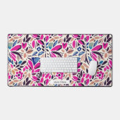 Motif de formes florales inspirées par découpe (Clavier et souris)