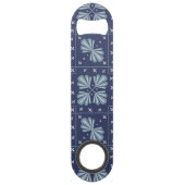 Motif de formes géométriques bleues (Dos)