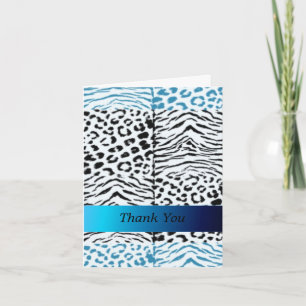 Motif de fourrure d'animal sauvage Merci