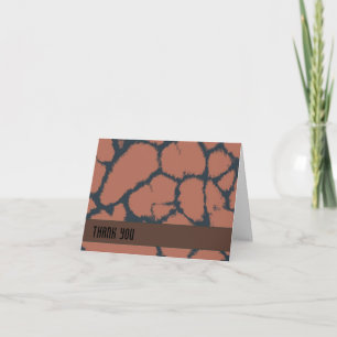 Motif de fourrure de girafe marron Merci
