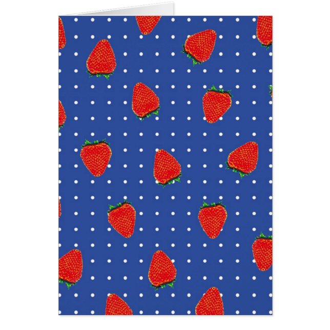 motif de fraise avec points (Devant)