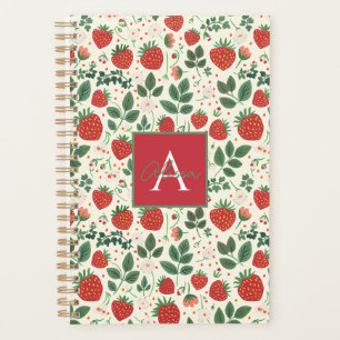 Motif de fraise personnalisé mignon