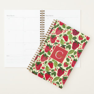 Motif de fraise personnalisé mignon