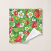 Motif de fraises (Gant de toilette)