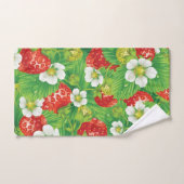 Motif de fraises (Serviette à main)