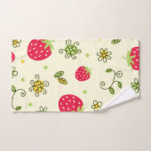 Motif de fraises (Serviette à main)