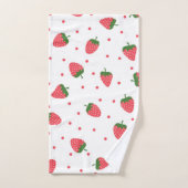 Motif de fraises (Serviette à main)