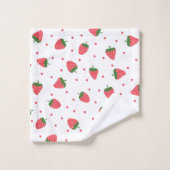 Motif de fraises (Gant de toilette)