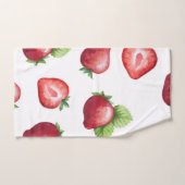 Motif de fraises (Serviette à main)