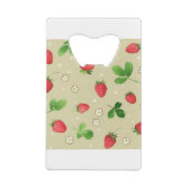 Motif de fraises d'aquarelle (Dos)