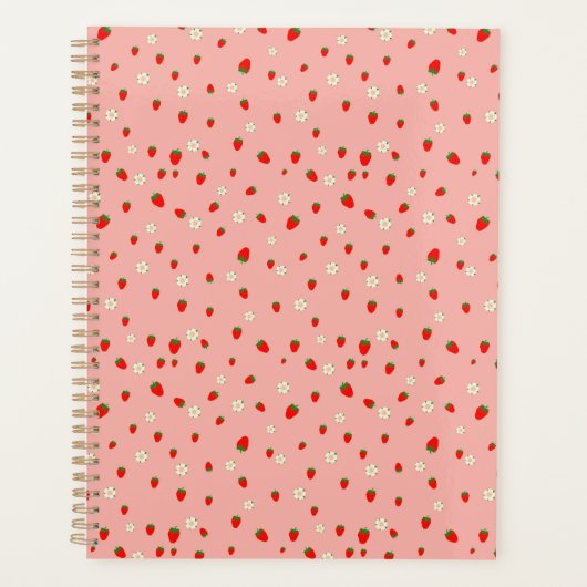 Motif de fraises et de fleurs (Devant)