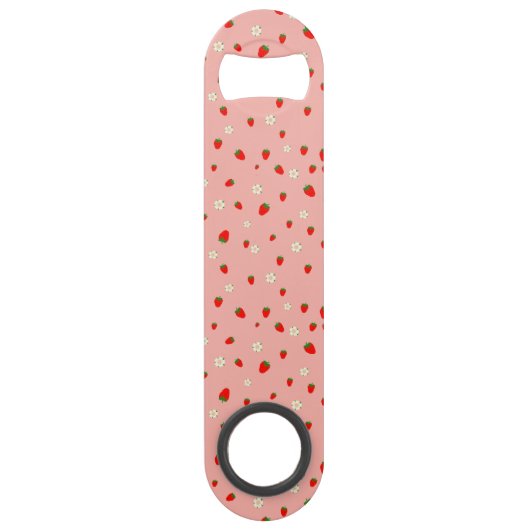 Motif de fraises et de fleurs (Devant)