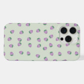 Motif de fraises pourpres (Verso Horizontal)