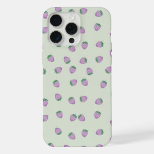 Motif de fraises pourpres