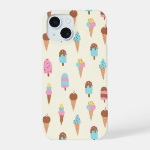 Motif de friandises glacées pastel mignonnes