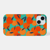 Motif de fruit orange abstrait (Verso Horizontal)