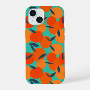 Motif de fruit orange abstrait